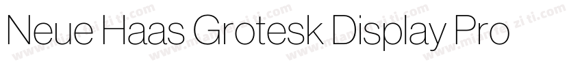 Neue Haas Grotesk Display Pro 75 Bo字体转换
